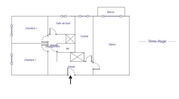 Villejuif (94800) APPARTEMENT LUMINEUX AVEC VUE DÉGAGÉE