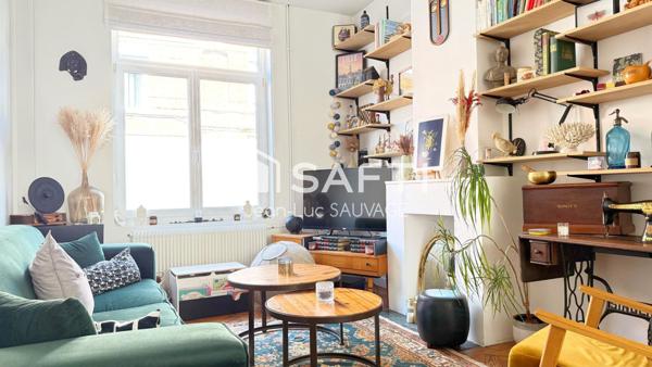 Charmante semi-bourgeoise 4 ch + jardin de ville