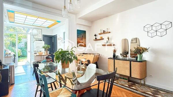 Charmante semi-bourgeoise 4 ch + jardin de ville