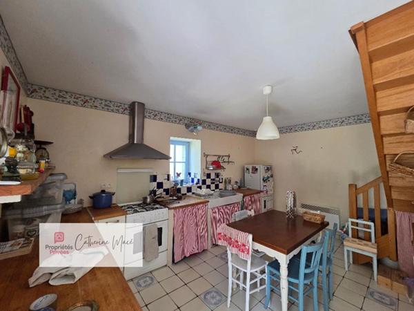 Finistère Sud, Clohars -Carnoët, longère de 125 m2,  6 pièces