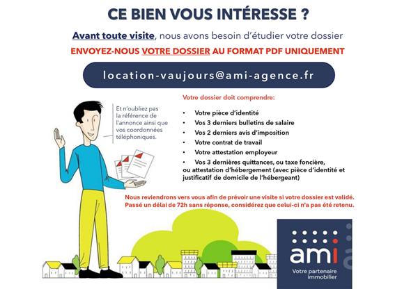 Appartement T1 bis de 36m2 avec terrasse