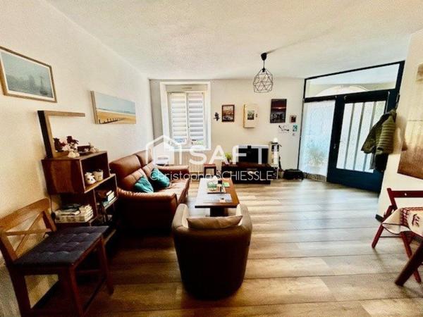 T2 en rez-de-chaussée avec cave