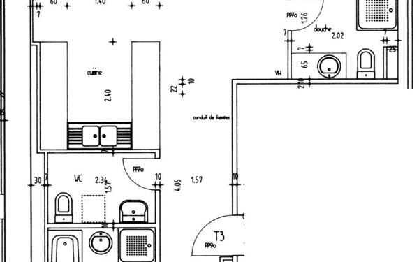 Appartement à louer    3 pièces • 79 m2 Crozet