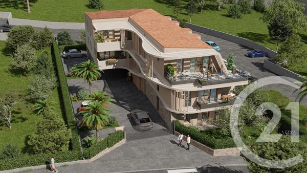 Appartement F3 à vendre  3 pièces - 74,44 m 2   ANTIBES  - 06