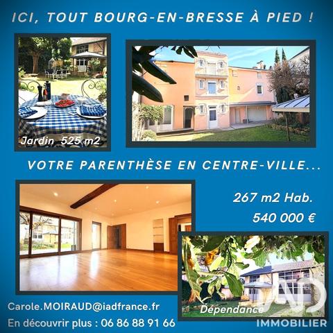 Maison à vendre 9 pièces 266 m² Bourg-en-Bresse