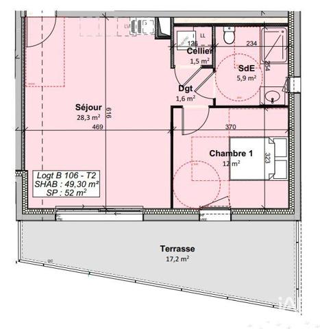 Appartement à vendre 2 pièces 49 m² Givrand