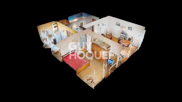 Appartement à vendre de 2 pièces de 52.38 m²
