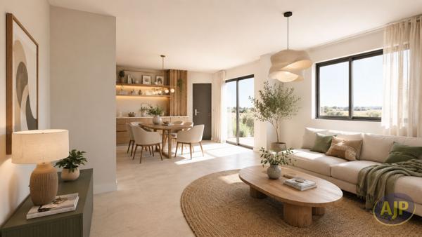 Appartement à vendre Vertou - 3 pièces, 66m² avec 2 chambre(s) à 179 900€ - AJP Immobilier Saint-Sébastien-sur-Loire
