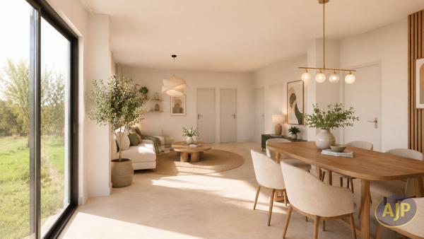 Appartement à vendre Vertou - 3 pièces, 66m² avec 2 chambre(s) à 179 900€ - AJP Immobilier Saint-Sébastien-sur-Loire