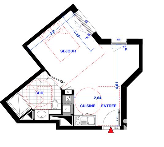 Appartement à vendre 1 pièce 28 m² Les Lilas