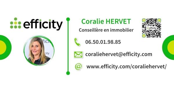 Appartement 3 pièces - 60 m² Exclusivité efficity