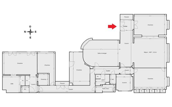 Appartement à vendre    7 pièces •  Paris 5