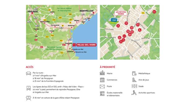 Terrain à vendre 596 m² Palau-del-Vidre