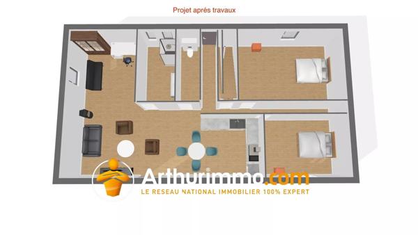 Vente Maison 4 pièces 72 m2 à Châteaubourg