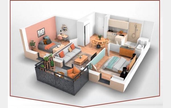 Vente Appartement P3 neuf Montigny-les-metz   