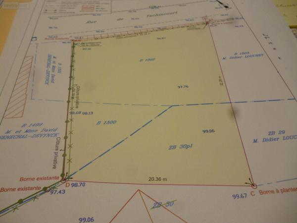 Terrain à Batir à vendre à Saint-Michel-sur-Ternoise dans le Pas-de-Calais (62130), ref : 1/602