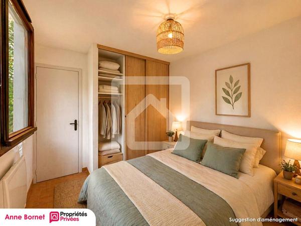 Appartement 3 pièces 41 m2, terrasse, garage, parking privatif, piscine