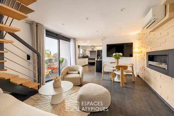 Duplex de standing T3 Meyzieu avec balcon et vue dégagée