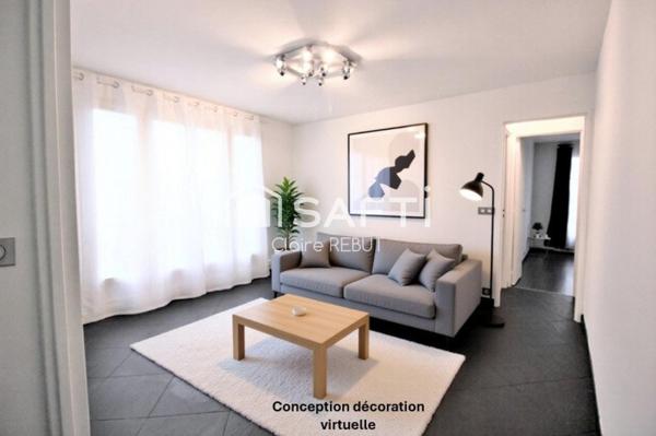 Beau F3 dernier étage, ascenseur, parking et cave