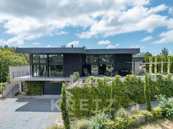 Biscarrosse Golf – Villa d’architecte de 340 m² avec rooftop sur la canopée Landaise de 180 m²