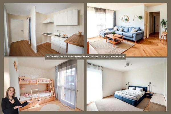 Appartement Rennes - 3 pièces - 57.21 m2 + Place Parking en sous-sol + Cave
