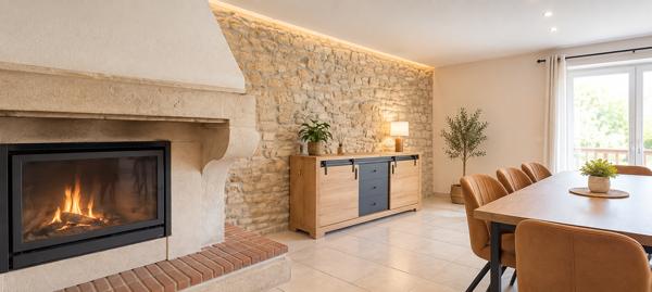 Maison en pierre 183 m² + duplex indépendant 46 m² – Valserhône MAISON EN PIERRE DE CARACTÈRE + APPARTEMENT INDÉPENDANT + PISCINE – VALSERHÔNE / ARDON