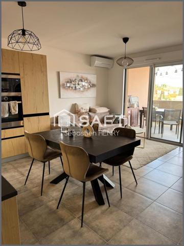 Appartement T3 2 chambres térrasse