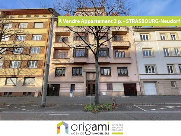 Appartement 3P à vendre à Strasbourg Neudorf