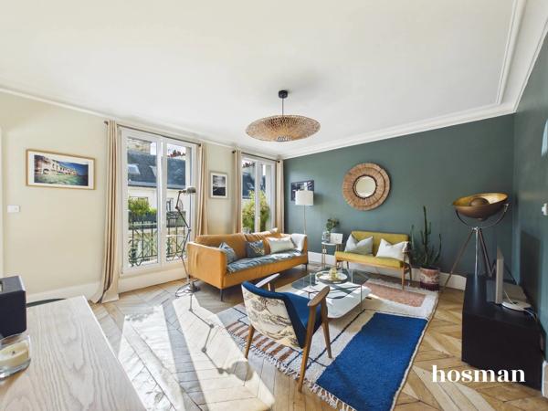 Duplex lumineux traversant avec balcon plein Sud - 87 m2 – charme de l’ancien