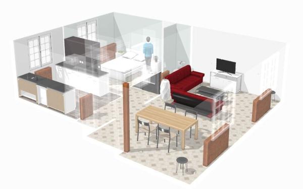 Appartement à louer    2 pièces •  Saint-Pierre-des-Corps