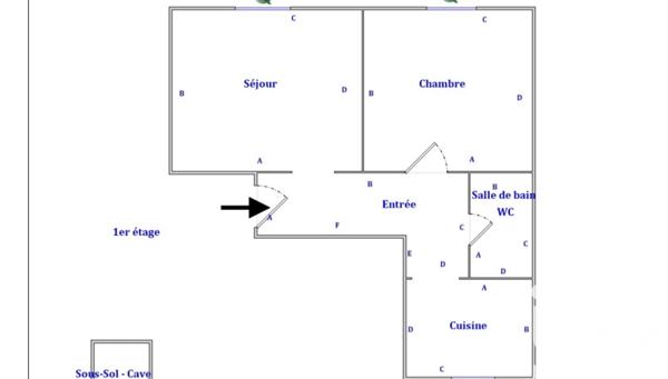 Appartement à vendre 2 pièces 38 m² Aubervilliers