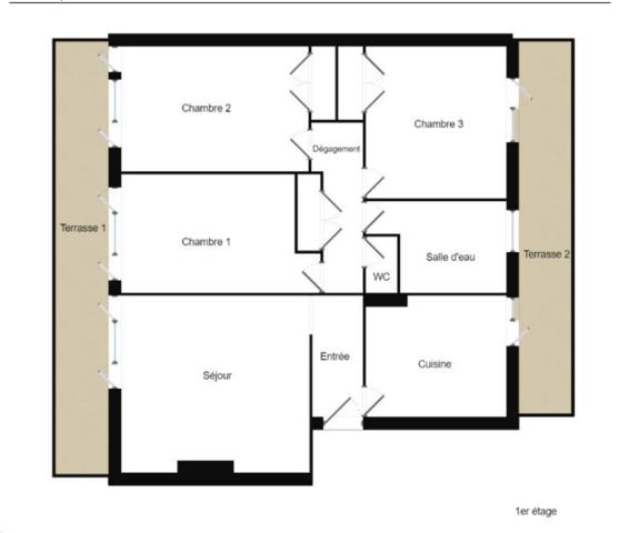 À VENDRE - T4 82m2 - Quartier des Étranger - AJACCIO