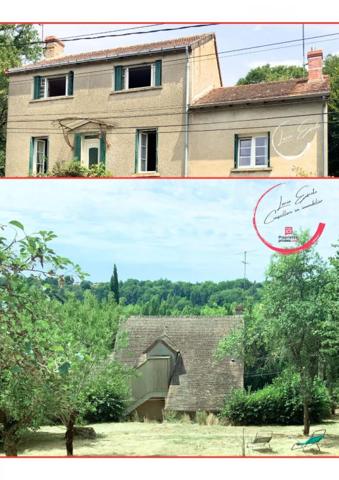 Maison La Chatre 3 pièce(s) 96 m2 terrain 2000m2 environ