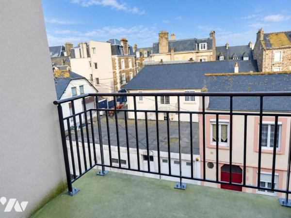 SAINT-MALO – Port Malo/GARE – Appartement T2 de 43 m² avec balcon et parking en sous-sol
