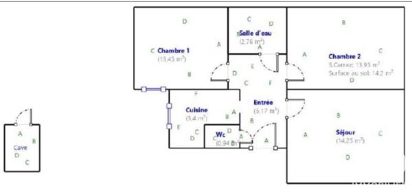 Appartement à vendre 3 pièces 56,12 m² Asnières-sur-Seine