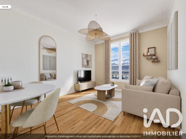 Appartement à vendre 3 pièces 56,12 m² Asnières-sur-Seine