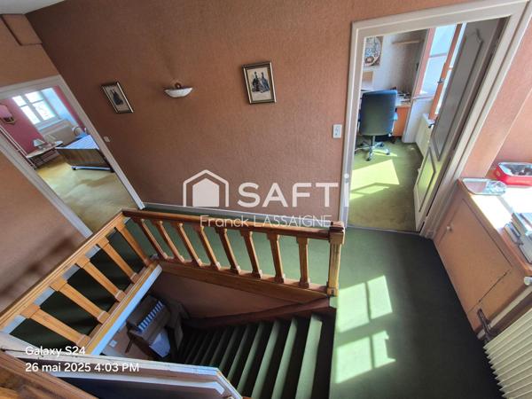 Maison 152m² 5 chambres avec cour fermée