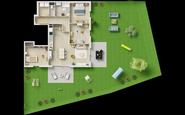 Appartement à vendre    4 pièces • 88 m2 Guilers