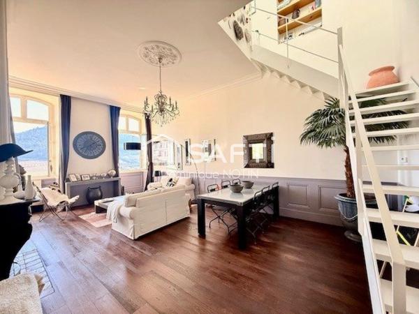 Appartement de caractère 117m² vue panoramique 2chb