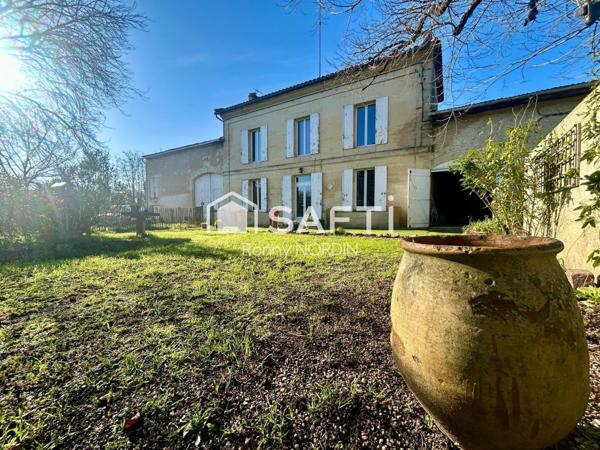 Maison en pierre type Girondine de 143 m2 - 4 chambres