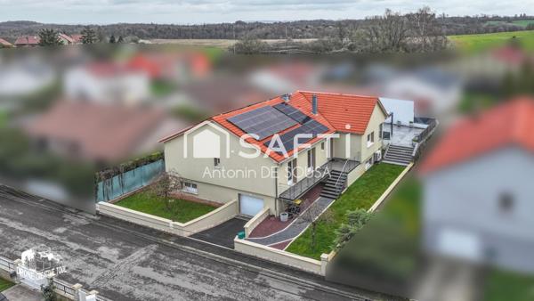 Plain-pied sur sous-sol proche frontières LUX/BE