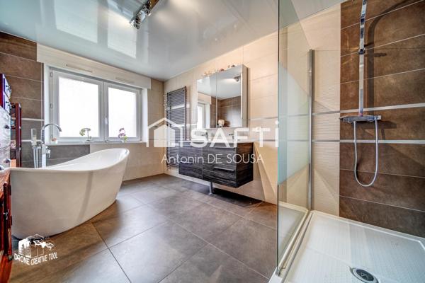 Plain-pied sur sous-sol proche frontières LUX/BE