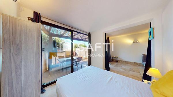 Votre refuge entre mer et maquis – T2 avec pièce télétravail vue dégagée à Porticcio