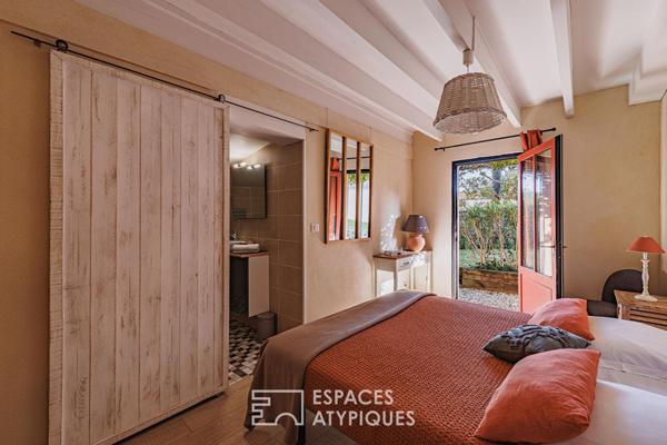 Maison bois en première ligne au Port avec vue Canelot