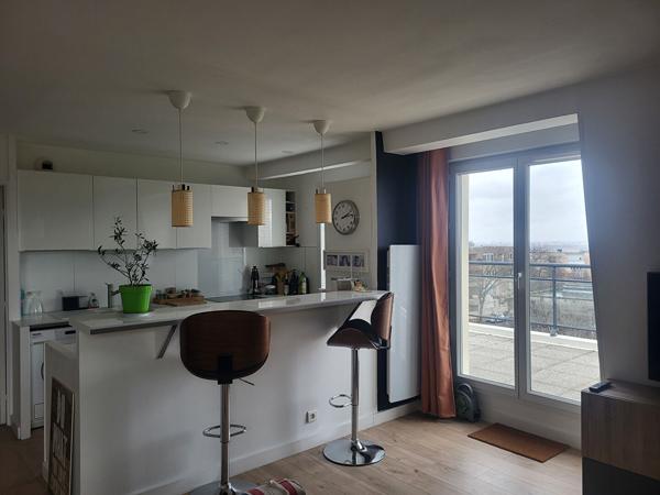 Appartement Chatenay Malabry 3 pièces 69.08 m2 - Dernier étage - 2 terrasses - Vue panoramique - Parking - Cave - MEUBLÉ ou VIDE