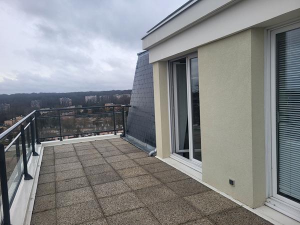 Appartement Chatenay Malabry 3 pièces 69.08 m2 - Dernier étage - 2 terrasses - Vue panoramique - Parking - Cave - MEUBLÉ ou VIDE