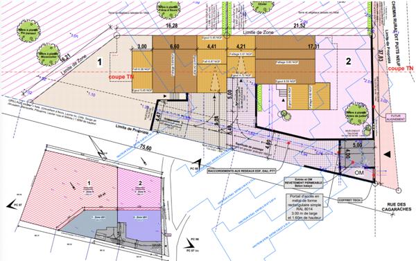 Maison neuve de 116 m23 sur une parcelle de 816 m2