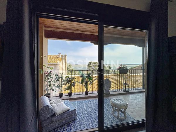 Maison vigneronne atypique entièrement rénovée 9 pièces de 185 m2 avec vue exceptionnelle sur l'étang de Bages