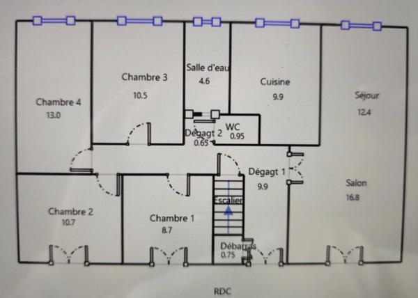 Maison à vendre 8 pièces de 120 m²