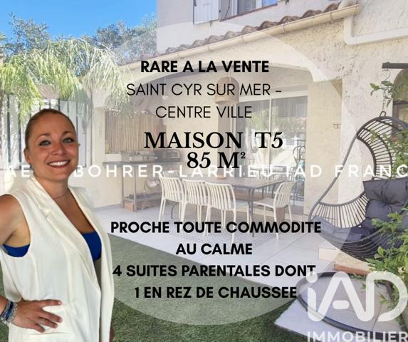 Maison à vendre 5 pièces 85 m² Saint-Cyr-sur-Mer